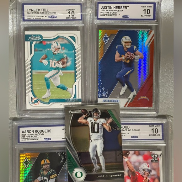 Football Graded Mint 10 Trading Card Collection Bundle# 9 - Picture 3 of 3